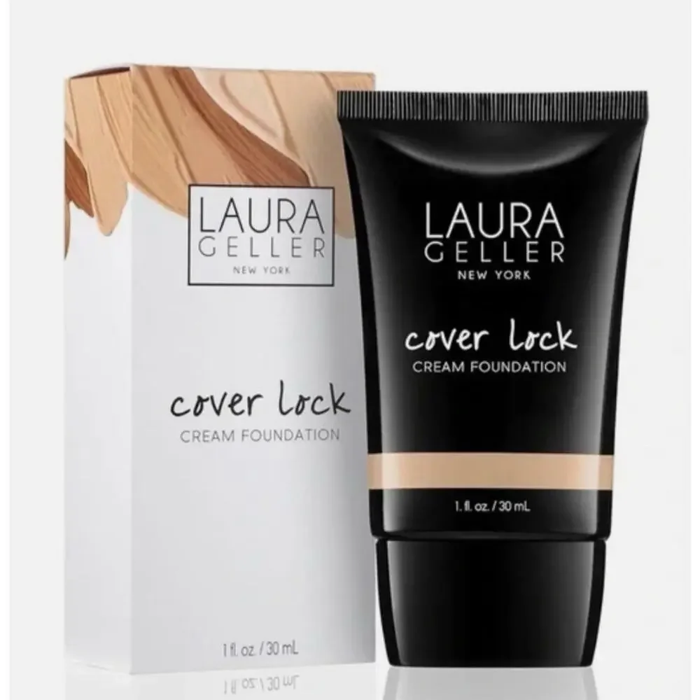 Laura Geller Cover Lock Foundation Full Coverage Cream 1 fl oz NIB